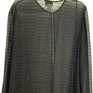 Beaded Sheer Jacket